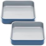 Caraway 9” Square Pan Duo - Non-Stick Ceramic Coating - Free From Forever Chemicals - Cake Pan Perfect for Brownies, Lemon Bars, & More - Slate