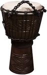 Sawtooth ST-CD-8 Congo Hand Carved Rope Djembe, 8"
