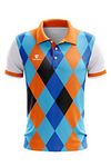 TRIUMPH Men's Regular Fit Tennis/Golf Polo T-shirts Size 2XL Multicolour
