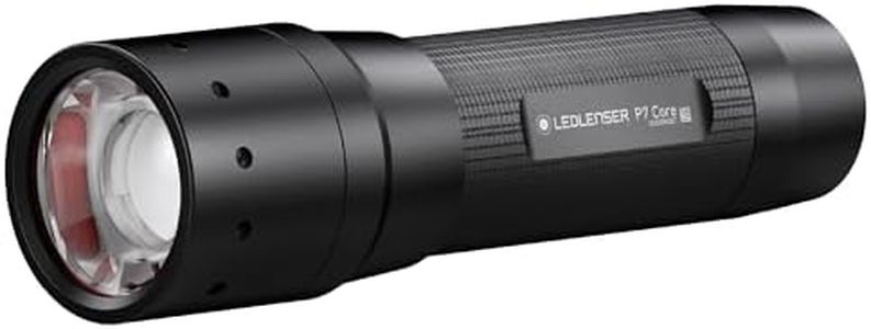 Ledlenser P7 Core Flashlight, High Power LED, 450 Lumens, Light for Home, Camping, Hiking, Tactical, and Emergency Use, Advanced Focus System