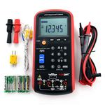 ennoLogic Volt mA Thermocouple Loop Process Calibrator eC370T - 0-20V and 4-20mA Simulator – Portable Millivolt mA and Temperature Signal Generator and Meter for Transmitters, Current Loops, PLC