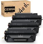 v4ink 3PK Compatible Toner Cartridge Replacement for HP 05A CE505A Toner Ink Cartridge for HP P2035 P2035n P2055dn P2055 P2055d, Pro 400 m401n m401dne m401dw MFP M425dn M425dw Printer