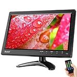 Eyoyo 10 Inch Monitor 1024x600 Small Display HD TFT LCD Display Screen Support AV VGA BNC HDMI Video Input for CCTV DVD PC DVR with Speakers and Remote Control