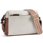 BOSTANTEN Small Crossbody Bags for women Designer Cell Phone Purse Shoulder Handbag Wallet Beige