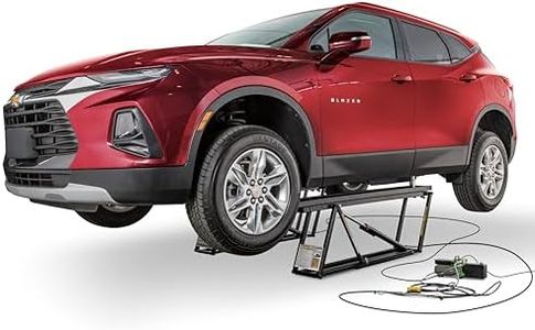 QuickJack 8000TL Portable Car Lift with 8,000lb Capacity, with 110V Power Unit, Safe & Portable Design Garage Lift for Home, Garage, Shop, or Mechanic Auto Repair