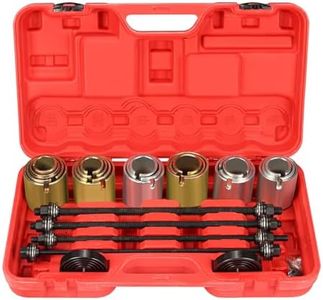 Bicos 26pcs Universal Press and Pull Sleeve Kit Bushes Bearings Kit Bushing Installation and Removal Tool Set