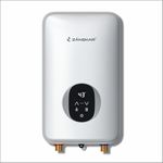 Zanskar Hotspring™ Tankless Water Heater for Bathroom- 9kW | BIS-Certified | Sleek & Compact Design | Instant Hot Water | Smart Temperature Control | Wall Mount | Hard Water Safe.