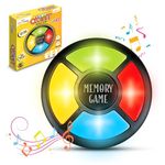 Wembley Memory Game Light Toy Handheld Puzzle for Kids Interactive Educational Toys with Lights and Sounds 30-Level Brain Challenge Helps Focus Birthday Gift for Boys Girls Ages 3 4 5 6 7+