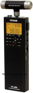 Tecsun PL-360 Digital PLL Portable AM/FM Shortwave Radio with DSP, Black