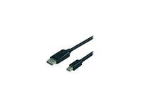 VisionTek Mini DisplayPort to DisplayPort (M/M) Cable - 6 Feet, Supports 4K @60Hz (901212)