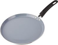 MasterClass MCCPCER24 Eco Induction Crepe / Pancake Pan with Healthier Chemical Non Stick, Aluminium / Iron, Black / Blue, 24 cm