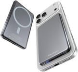 [0.3" Ultra Slim] [Alloy-Made] ULiXWH for Magsafe Portable Charger for iPhone, 2025 Upgrade 5000mAh Fast Charging Magnetic Power Bank, Wireless Battery Pack for iPhone 17 Air 16 15 Pro Max 14 13, Grey