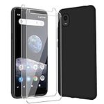 Case for ZTE Blade A3 Plus/A3L/A3 Lite + [2 Pack] Screen Protector, Electro-weideworld Ultra Thin Shockproof Soft TPU Protective Case Cover for ZTE Blade A3 Plus/A3L/A3 Lite