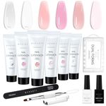 Makartt P-01 Poly Gel Kit PolyGel Nail Enhancement Professional Nail Technician All-in-One French Kit