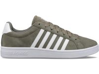 K-Swiss Men's Court TIEBREAK SDE Sneaker, Deeplichengreen/Wht, 10 UK