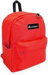 Everest Classic Laptop Backpack W/Side Pocket, Red, One Size, Classic Laptop Backpack W/Side Pocket