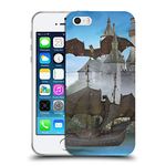 Head Case Designs Officially Licensed Simone Gatterwe Dragon Castle Castles And Palaces Soft Gel Case Compatible With Apple iPhone 5 / iPhone 5s / iPhone SE 2016