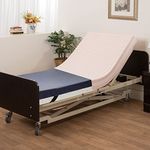 Pressure Redistribution Foam Hospital Bed Mattress - 3 Layered Visco Elastic Memory Foam - 80" x 36" x 6" - Hospital Grade Nylon Cover Included - by Medacure