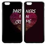 Cute Bff Best Friends Partners in Crime Couples Matching Cell Phone Cases for Iphone 6 4.7 Inch/iphone 6 6 4.7 Inch)