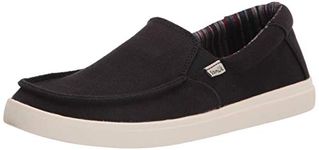 Sanuk Men's Sideline 2 Hemp Sneaker, Black, 8.5 UK