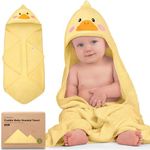 KeaBabies Hooded Baby Towel for New