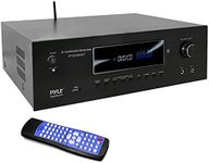 Pyle 1000W Bluetooth Home Theater Receiver - 5.2 Channel Surround Sound Stereo Amplifier System with 4K Ultra HD, 3D Video & Blu-Ray Video Pass-Through Support, HDMI/MP3/USB/AM/FM Radio, Black