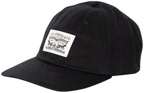 Levi's Relaxed Dad Heritage Cap, Black, Un