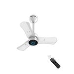 atomberg Renesa+ 600mm BLDC Ceiling Fan with Remote Control | BEE 5 star Rated Energy Efficient Ceiling Fan | High Air Delivery with LED Indicators | 2+1 Year Warranty (Pearl White)