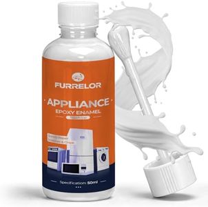 White Appliance Touch Up Paint, 2 in 1 Paint for Metal,Suitable for Enamel,Refrigerators,Microwave,Dishwashers and Household Electrical Appliances,Fathers Day Gift (50Ml/1.7Fl Oz)