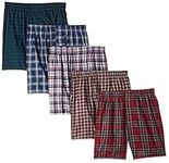 Hanes Ultimate Men's Big Tartan Boxers, 5-Pack Assorted Colors, Assorted Colors - 5-Pack, Large