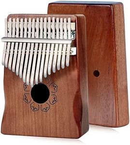 East top Kalimba 17 Keys Thumb Piano musical instrument Finger Piano with Mahogany Wood, Gift for Kids, Adults, Beginners and professinals
