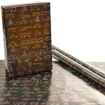 eVincE Cars wrapping paper for kids birthday gift | Black wrapper for boys and car theme party décor and return gift packing ideas | Set of 25 sheets for all size gifts | neutral design with fun facts