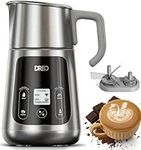 Dreo All-in-1 Milk Frother, Automatic Foam Maker for Latte Art-Level Microfoam and Hot/Cold Coffee, 27oz/800ml Electric Milk Warmer with 30+ Drinks, Dishwasher Safe, Dairy/Plant-Based Milk