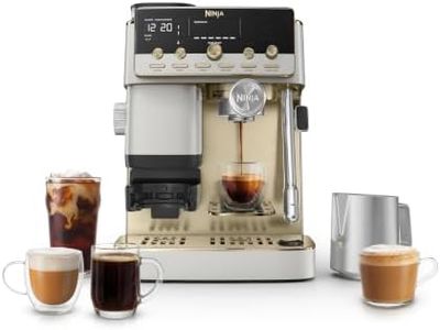 Ninja Luxe Café Mini Plus with AutoFroth, Amazon Exclusive Bone & Champagne