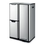 Tower T838024SS Pedal Bin, Steel, Silver