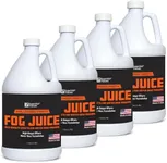 Smoke Fog Machine Liquid, Party Fog Juice | High Density (128 FL OZ/1 Gallon) – Produces Lasting High Density Haze for Water Based Foggers, Perfect for 400Watt - 1500W Machines – Made in USA (4 pack)