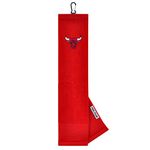 Team Effort NBA Chicago Bulls Face/Club Tri-Fold Embroidered Towelface/Club Tri-Fold Embroidered Towel, NA