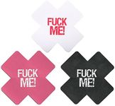 Ypser Nipple Covers Womens Pasties Disposable Self Adhesive Bra Pad Pasty Set （6 Pairs-Word）