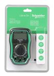 Schneider Electric - Thorsman Digital Multimeter with LCD Display Illuminated Category 3 Battery 9V 600V IMT23222 Green