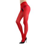 HTRUIYATY Sexy Tights Women's Oil Shiny Tights 8D Seamless Tights Invisible Zip Adjustable Glossy Pantyhose Non Slip Stocking