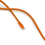 6m meters Cat5e Ethernet Cable, GearIt Network Ethernet Patch Cable 20ft - Snagless RJ45 Computer LAN Network Cord 10/100 Modem Router, Orange