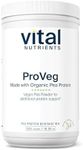 Vital Nutrients ProVeg Organic Pea Protein 524g | Vegan Pea Protein Powder | 23g Protein per Serving | Natural Vanilla Flavor | Gluten, Dairy, Soy Free | Non-GMO | 16 Servings