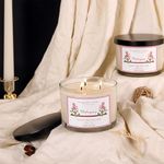 PROSPERRO LUMO by Parkash Candles || 3 Wick Soy Wax Scented Candle | 35 Hours Burn Time | Long Lasting Premium Candles | Ideal for Home Décor, Gifting & Aromatherapy (Mahogany)