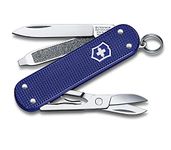 Victorinox Swiss Army Knife - FRESH. STYLISH. COLORFUL SWISS CLASSICS - 5 Function, Multitool with a Pair of Scissors in Alox Scales - Night Dive, 58 mm