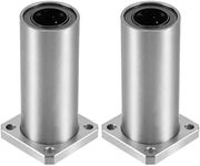 uxcell® LMK16UU Square Flange Linear Ball Bearings, 16mm Bore Dia, 28mm OD, 70mm Length(Pack of 2)