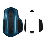 kwmobile Mouse Feet Replacement Compatible with Logitech MX Master 2S Computer Mouse Skates Sticker - Black