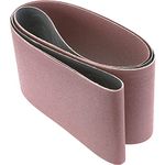 Shop Fox D1264 6-Inch by 80-Inch Aluminum Oxide Belt, 80 Grit, 2-Pack