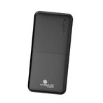Kratos Legend Pro Power Bank with USB C/B input, Dual USB A Output, Slim Power Bank 10000mah compatible for iPhone (type A to lightning), samsung, Xiaomi, Oppo, Vivo, Remdi (use Type A to C/B cable)
