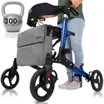Vive Tall Rollator Walker with Seat