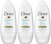 Dove Pure, Strong Antiperspirant Roll On Deodorant Stick, Unisex For Men And Women, Clean And Fresh Fragrance, Long Lasting Anti Sweat And Body Odour Protection, Large Pack (3 x 50 ml)